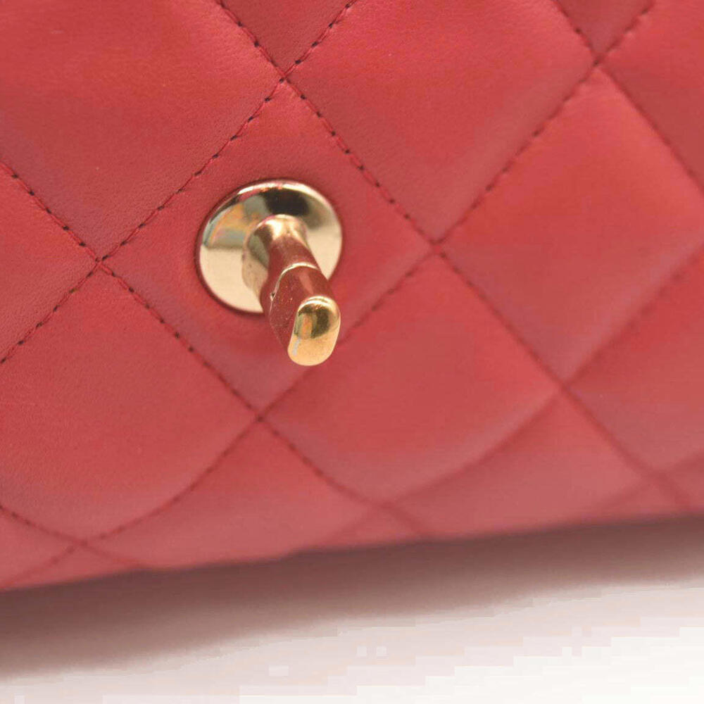 Karl Lagerfeld SIGNED CHANEL Classic Flap Jumbo Large Pink Leather Gold Hardware - Picture 15 of 15